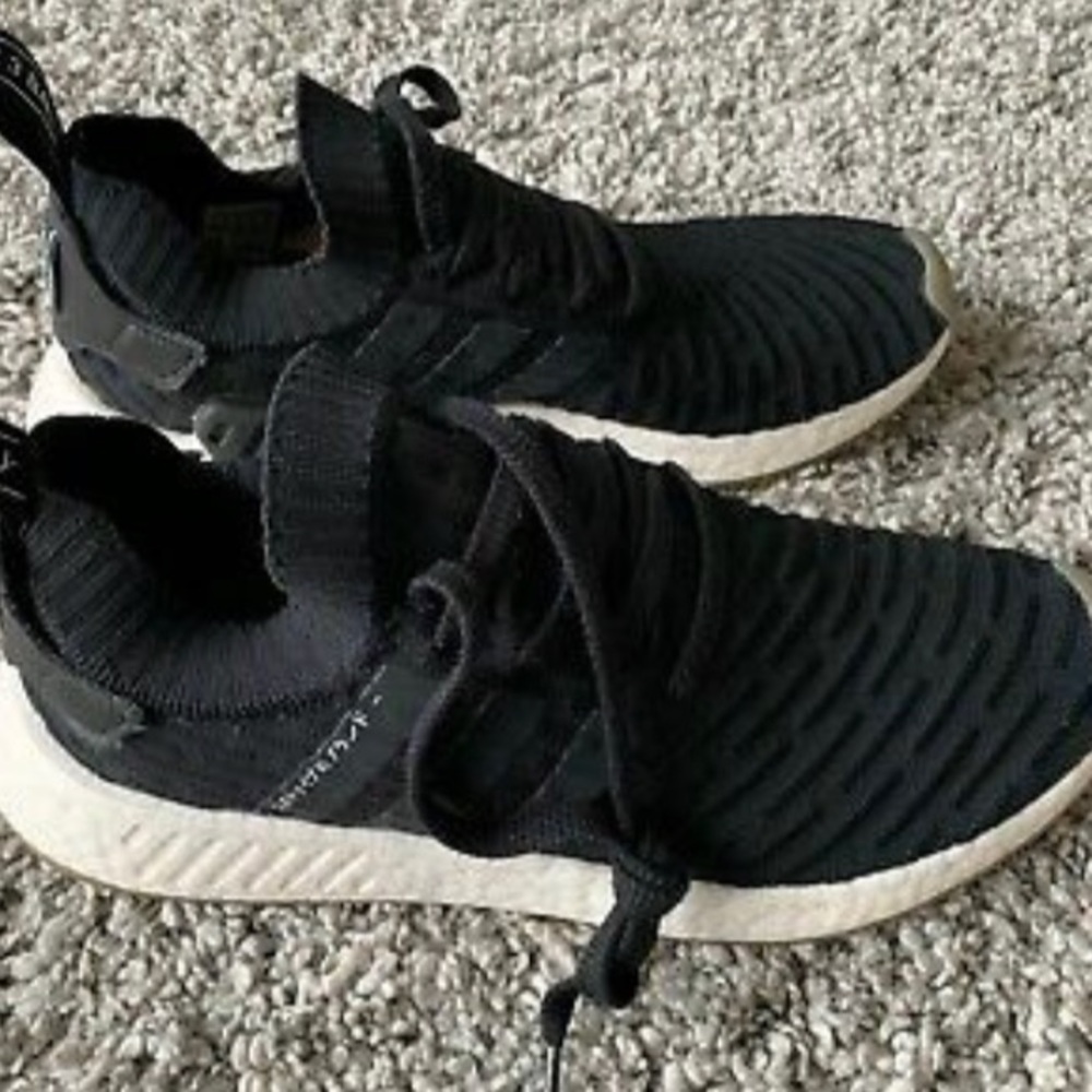 Adidas NMD_R2 PK Core Black Size 44 US 10 UK 9.5 BY9696 NEW Boost Primeknit